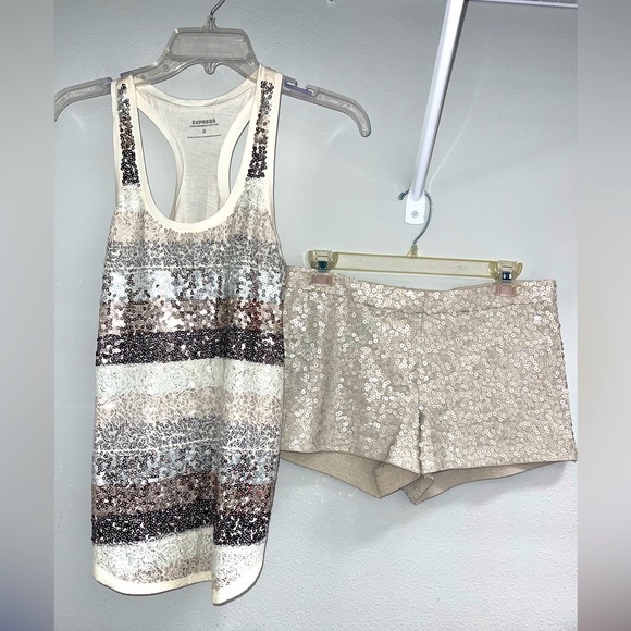 Express Bling Bling Short Set - Picture 1 of 2